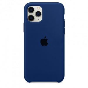 Оригинальный чехол Silicone case + HC для Iphone 11 №22 – Dark Blue