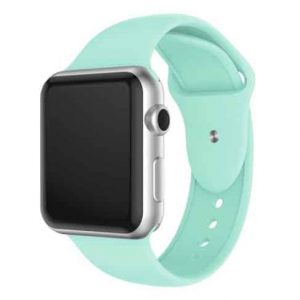 Ремешок силиконовый для Apple Watch 42 mm / 44 mm / 45mm / 49 mm №23 – Mint