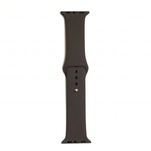 Ремешок силиконовый для Apple Watch 42 mm / 44 mm / 45 mm / 49 mm №19 – Dark Brown