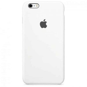 Оригинальный чехол Silicone Case с микрофиброй для Iphone 6 / 6s №6 – White