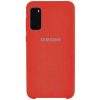 Оригинальный чехол Silicone Case с микрофиброй для Samsung Galaxy S20 – Красный / Red