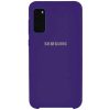 Оригинальный чехол Silicone Case с микрофиброй для Samsung Galaxy S20 – Фиолетовый / Purple