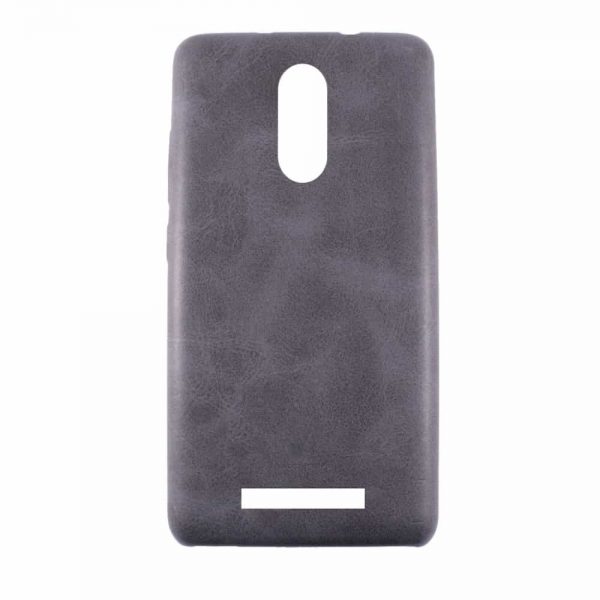 Кожаный чехол-накладка True Leather для Xiaomi Redmi Note 3 / 3 Pro – Black