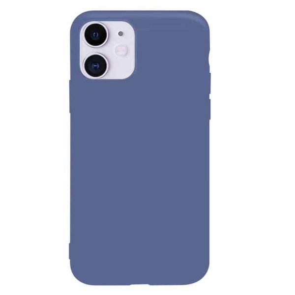 Матовый силиконовый TPU чехол для Iphone 11 – Navy Blue