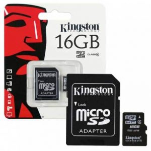 Карта памяти Kingston Micro SD 16GB Class HC-I 10 – Black