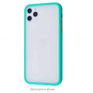 Чехол TPU Matte Color Case для Iphone XR – Light green /orange