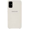 Оригинальный чехол Silicone Case с микрофиброй для Samsung Galaxy S20 Plus – Бежевый / Antigue White