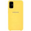 Оригинальный чехол Silicone Case с микрофиброй для Samsung Galaxy S20 Plus – Желтый / Yellow