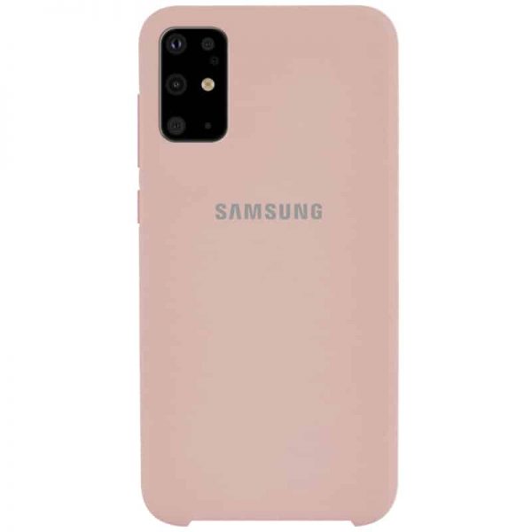 Чохол Silicone Case для Samsung Galaxy S20 Plus Рожевий / Pink Sand