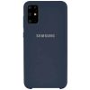 Оригинальный чехол Silicone Case с микрофиброй для Samsung Galaxy S20 Plus – Синий / Midnight Blue