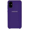 Оригинальный чехол Silicone Case с микрофиброй для Samsung Galaxy S20 Plus – Фиолетовый / Purple