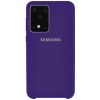 Оригинальный чехол Silicone Case с микрофиброй для Samsung Galaxy S20 Ultra – Фиолетовый / Purple