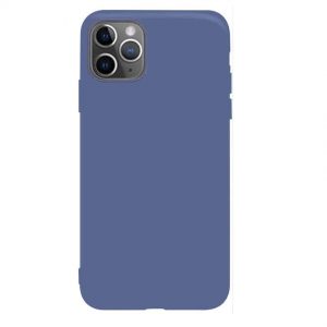 Матовый силиконовый TPU чехол для Iphone 11 Pro – Navy Blue