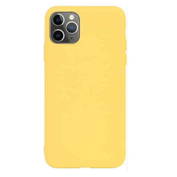 Матовый силиконовый TPU чехол для Iphone 11 Pro – Yellow