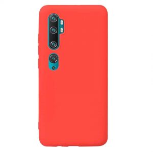 Матовый силиконовый TPU чехол для  Xiaomi Mi Note 10 / 10 Pro – Red