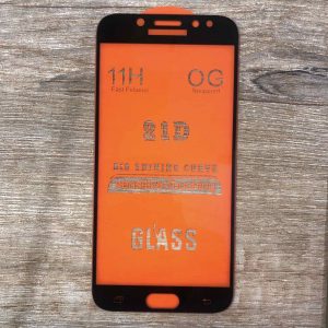 Защитное стекло 21D Full Glue Cover Glass на весь экран для Samsung Galaxy J7 2017 (J730) – Black