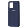 Оригинальный чехол Silicone Cover 360 с микрофиброй для Samsung Galaxy S10 lite (G770F) – Midnight blue