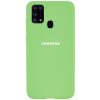 Оригинальный чехол Silicone Cover 360 (A) с микрофиброй для Samsung Galaxy M31 – Зеленый / Green