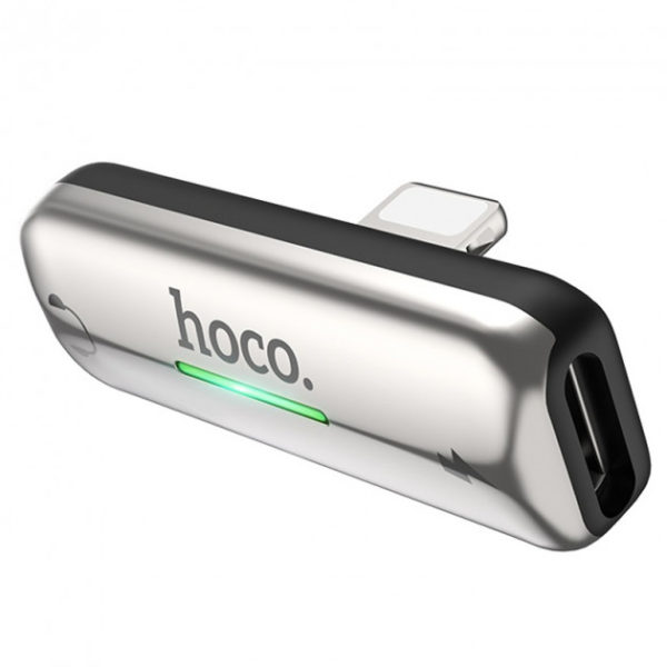 Адаптер Hoco LS27 Lightning to 2x Lightning – Silver