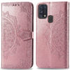 Кожаный чехол-книжка Art Case с визитницей для Samsung Galaxy M31 – Розовый 55294