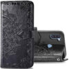 Кожаный чехол-книжка Art Case с визитницей для Samsung Galaxy A11 / M11 – Черный