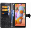 Кожаный чехол-книжка Art Case с визитницей для Samsung Galaxy A11 / M11 – Черный 55282