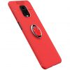 Cиликоновый чехол Deen ColorRing c креплением под магнитный держатель для Xiaomi Redmi Note 9s / Note 9 Pro / Note 9 Pro Max – Красный 53598