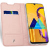 Чехол-книжка Dux Ducis с карманом для Samsung Galaxy M30s / M21 — Rose Gold 55603