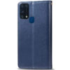 Кожаный чехол-книжка GETMAN Gallant для Samsung Galaxy M31 – Синий 55518