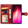 Кожаный чехол-книжка GETMAN Gallant для Xiaomi Redmi 9C / 10A – Красный 55234