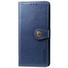 Кожаный чехол-книжка GETMAN Gallant для Xiaomi Redmi Note 9s / Note 9 Pro / Note 9 Pro Max – Синий