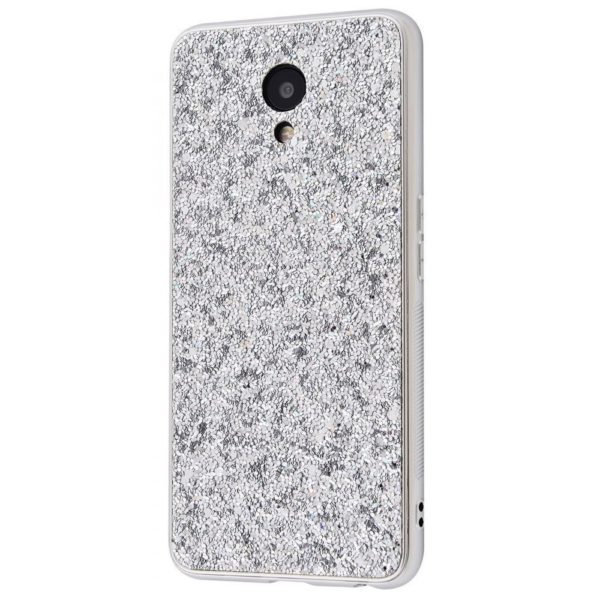 Чехол Shining Corners With Sparkles для Meizu M6s – Silver