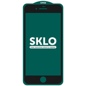 Защитное стекло 3D (5D) Perfect Glass Full Glue SKLO на весь экран для Iphone 7 / 8 / SE (2020) – Black