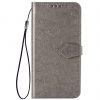 Кожаный чехол-книжка Art Case с визитницей для Samsung Galaxy A02 – Серый