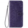 Кожаный чехол-книжка Art Case с визитницей для Xiaomi Redmi Note 10 – Фиолетовый