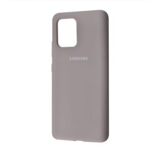 Оригинальный чехол Silicone Cover 360 с микрофиброй для Samsung Galaxy S10 lite (G770F) – Gray