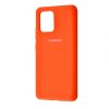 Оригинальный чехол Silicone Cover 360 с микрофиброй для Samsung Galaxy S10 lite (G770F) – Orange