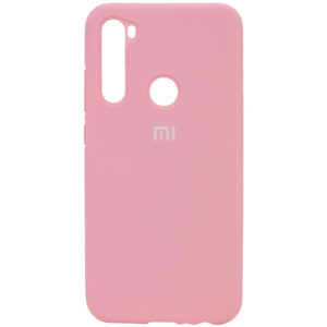Оригинальный чехол Silicone Cover 360 с микрофиброй для Xiaomi Redmi Note 8T – Розовый / Pink