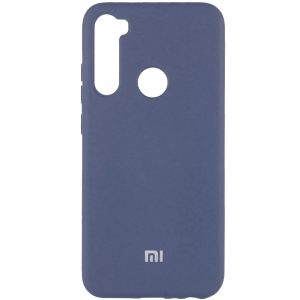 Оригинальный чехол Silicone Cover 360 (A) с микрофиброй для Xiaomi Redmi Note 8T – Синий / Midnight Blue