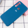Оригинальный чехол Silicone Cover 360 с микрофиброй для Xiaomi Redmi Note 8 – Синий / Cobalt 55735
