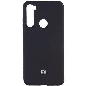 Оригинальный чехол Silicone Cover 360 (A) с микрофиброй для Xiaomi Redmi Note 8T – Черный / Black