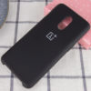Оригинальный чехол Silicone Case с микрофиброй для OnePlus 7 – Черный / Black 55830