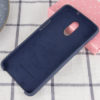 Оригинальный чехол Silicone Case с микрофиброй для OnePlus 7 – Синий / Midnight Blue 55827