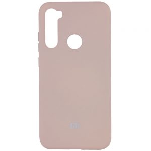 Оригинальный чехол Silicone Cover 360 (A) с микрофиброй для Xiaomi Redmi Note 8T – Розовый / Pink Sand