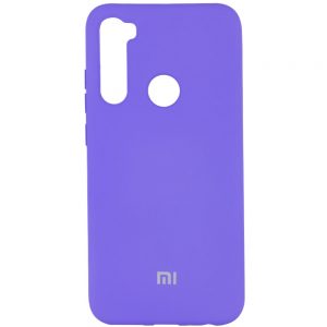 Оригинальный чехол Silicone Cover 360 (A) с микрофиброй для Xiaomi Redmi Note 8T – Фиолетовый / Violet