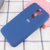 Оригинальный чехол Silicone Cover 360 с микрофиброй для Xiaomi Redmi Note 8 Pro – Синий / Dark Blue 53312