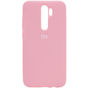 Оригинальный чехол Silicone Cover 360 с микрофиброй для Xiaomi Redmi Note 8 Pro – Розовый / Pink