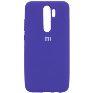 Оригинальный чехол Silicone Cover 360 с микрофиброй для Xiaomi Redmi Note 8 Pro – Фиолетовый / Purple