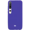Оригинальный чехол Silicone Cover 360 с микрофиброй для Xiaomi Mi 10 / Mi 10 Pro – Фиолетовый / Purple