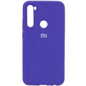 Оригинальный чехол Silicone Cover 360 с микрофиброй для Xiaomi Redmi Note 8T – Фиолетовый / Purple